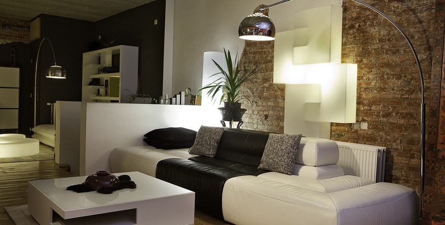 modern living room with design furniture Home Remodeling